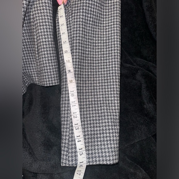 Lauren Ralph Lauren Women's Size 100% Lambswool Tweed Blazer Jacket Full Zip - Picture 6 of 8